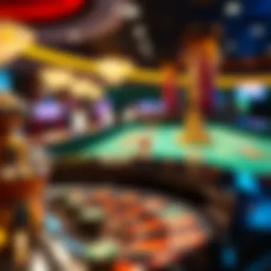 A close-up of a roulette table with chips, capturing the thrill of the gaming experience