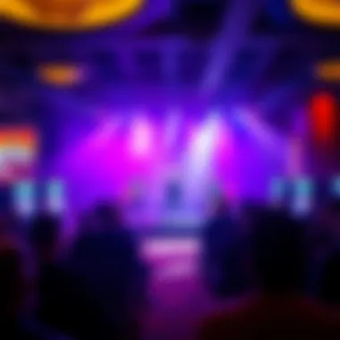 An engaging live entertainment performance captivating the audience