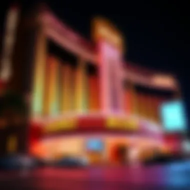 MGM Hotel and Casino Exterior Luxurious exterior view of MGM Hotel and Casino