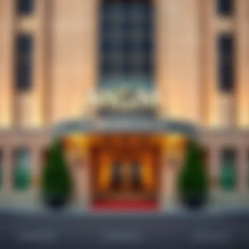 Exterior view of MGM Northfield showcasing its modern architecture