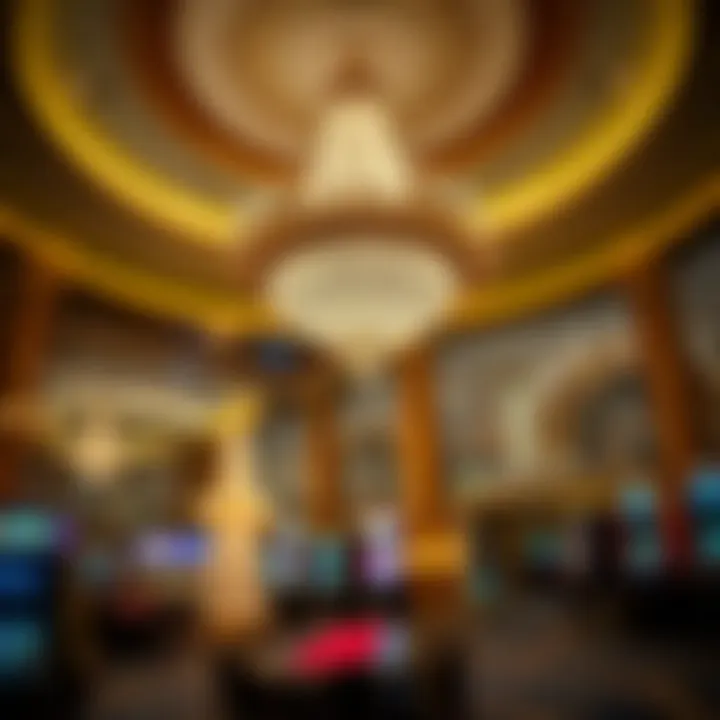 Bellagio: A Luxury Experience Luxurious interior of Bellagio hotel with stunning chandelier