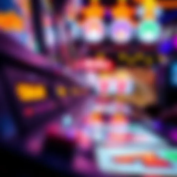 Vibrant casino slot game interface