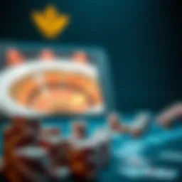 Visual representation of no deposit bonuses in online casinos