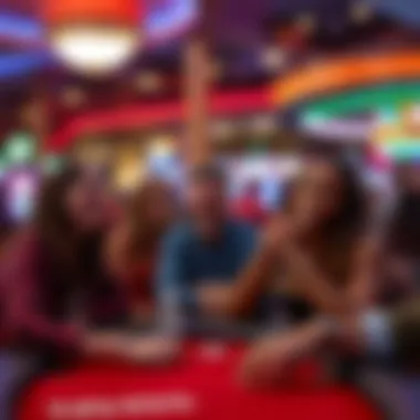 A group of friends enjoying a game night at a smoke-free casino