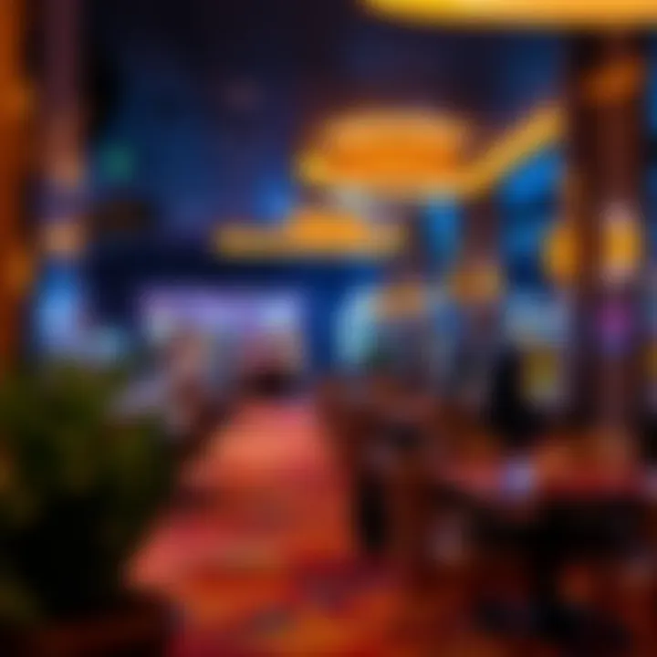 A modern lounge area in a non-smoking casino, perfect for relaxation