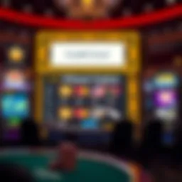 A virtual casino interface showcasing credit card options