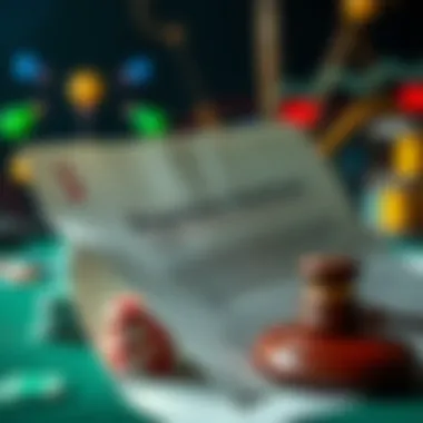 A legal document showcasing online lottery regulations