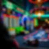 A captivating view of an online poker tournament interface showcasing vibrant graphics and player statistics.