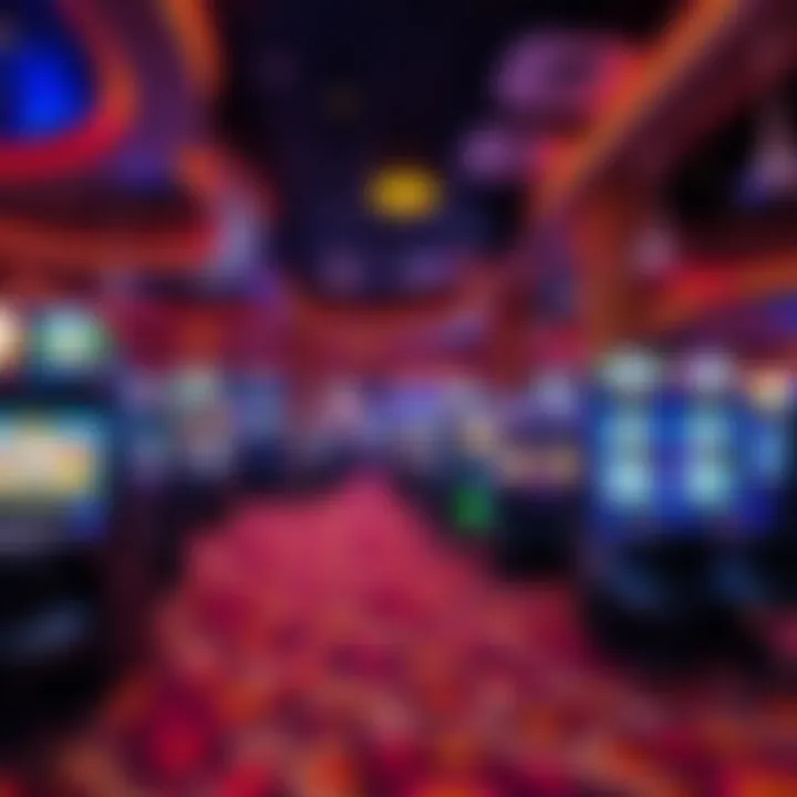 Vibrant Gaming Floor at Penn National Casino Interior gaming floor featuring diverse slot machines and table games