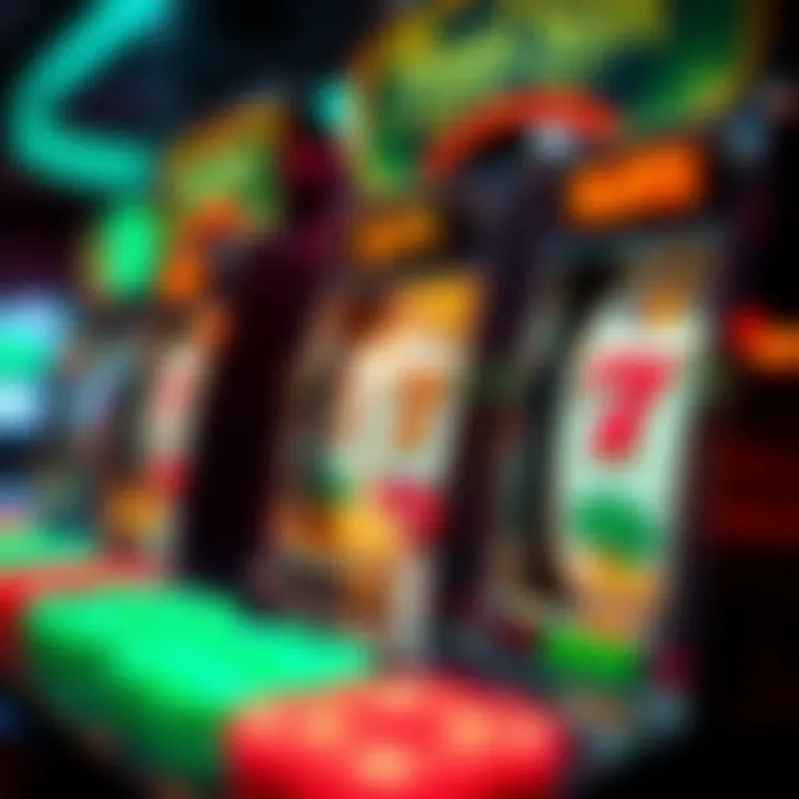 Graphical representation of gameplay features in penny slots