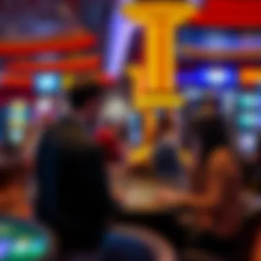 Engaging Visitor Experiences at Queens Casino Visitors enjoying various gaming experiences within the casino environment