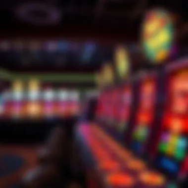 Interior view of a casino featuring multiple 'Reel Em In' machines