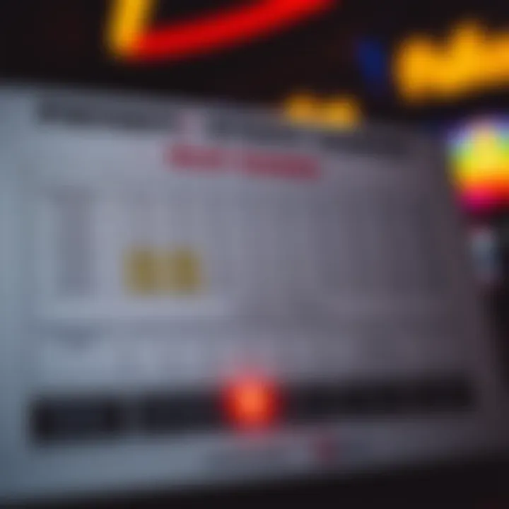 A chart illustrating the payout structures of various slot games.