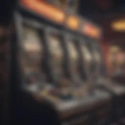 Illustration showcasing high payout slot machine mechanics