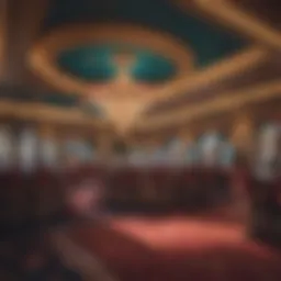 Luxurious casino interior showcasing vibrant gaming floor