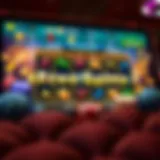 Exciting online casino interface showcasing free spins