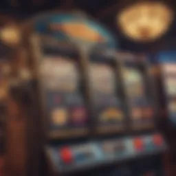 Vibrant slot machine interface showcasing various themes