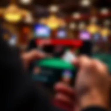 User interface of Bovada app on Android device