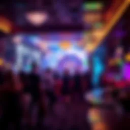 Interior of a lively nightclub at MGM