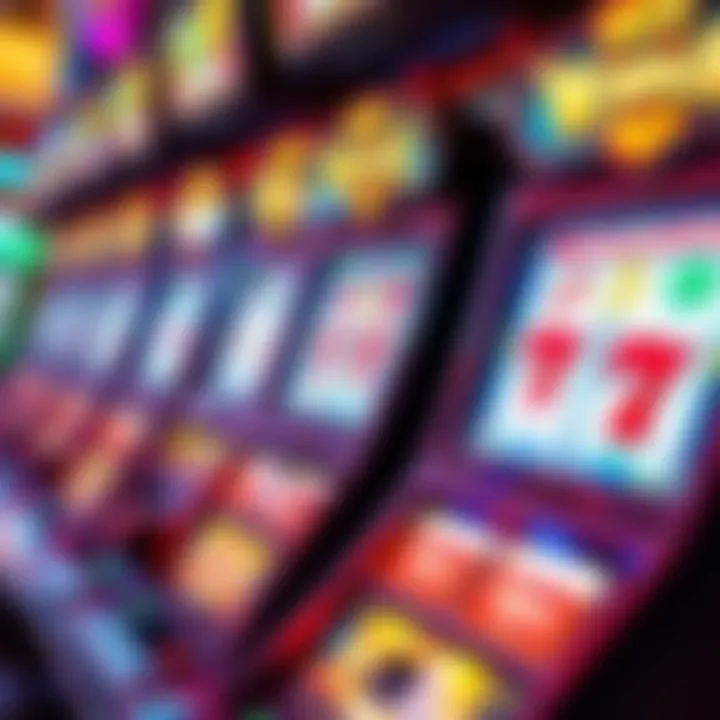 Exciting animation of winning combinations in a slot game