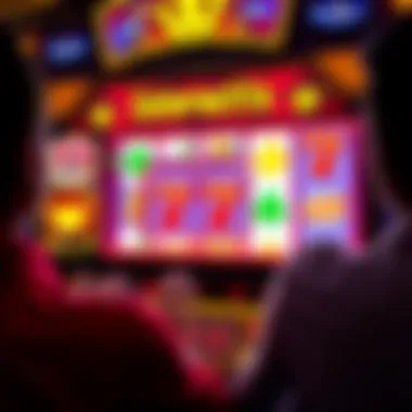 Interactive interface showcasing player engagement in slot gaming