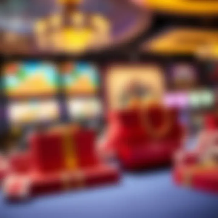 Themed symbols that reflect luxury shopping experiences