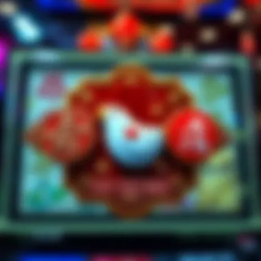 A display of the unique symbols featured in the Five Fortunes game