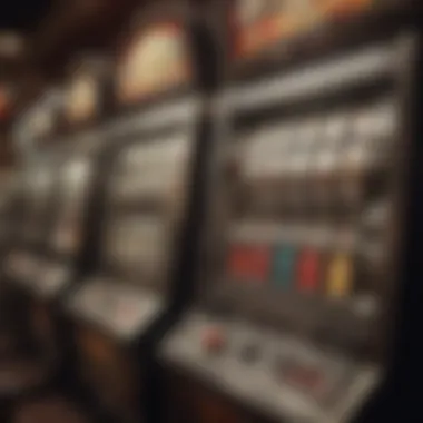 A vintage slot machine reflecting the history of gambling