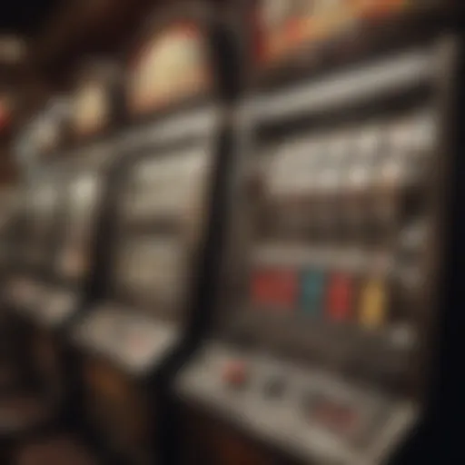 A vintage slot machine reflecting the history of gambling