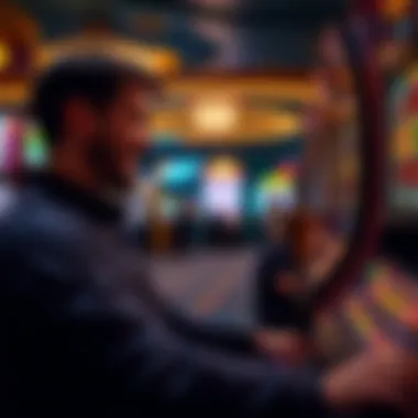 A player enjoying a free slot game session