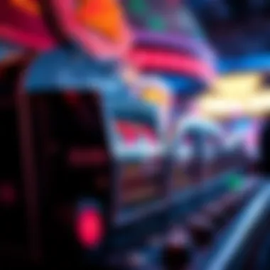 A variety of slot game themes and symbols