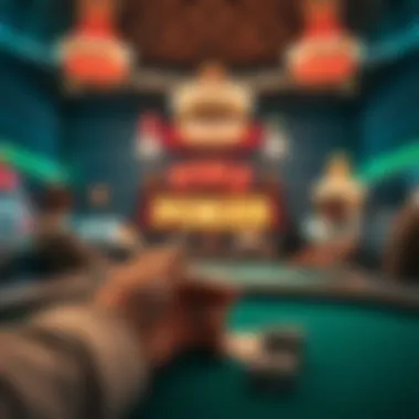 Journey Through Poker's History Historical representation of poker evolution through the decades.