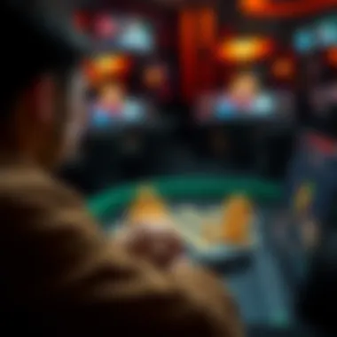 Engaging in Online Chess Competition Person engaging in an online chess match on a laptop