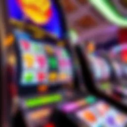 Visual representation of vibrant slot machine graphics