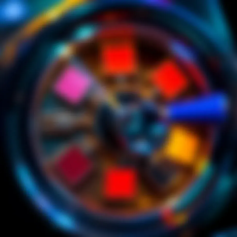 The inner workings of a slot machine reel