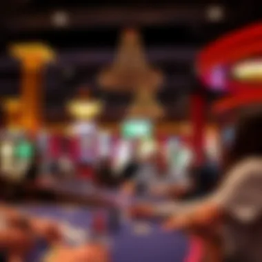 Local patrons enjoying the amenities and entertainment options available at the casino