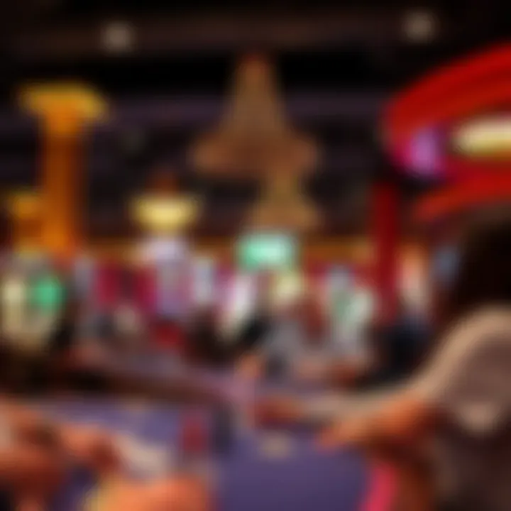 Local patrons enjoying the amenities and entertainment options available at the casino