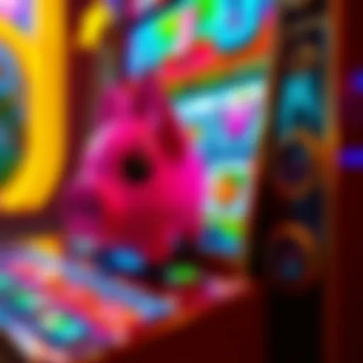 Intricate Design of Piggy Slot Machine Intricate design of a piggy slot machine featuring vibrant colors and unique symbols