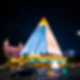 Pyramid Las Vegas exterior view showcasing its iconic shape against the skyline