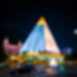 Pyramid Las Vegas exterior view showcasing its iconic shape against the skyline