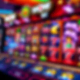Vibrant display of Wow Casino Slots interface showcasing various slot games