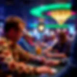 A vibrant scene of a poker tournament in New Jersey