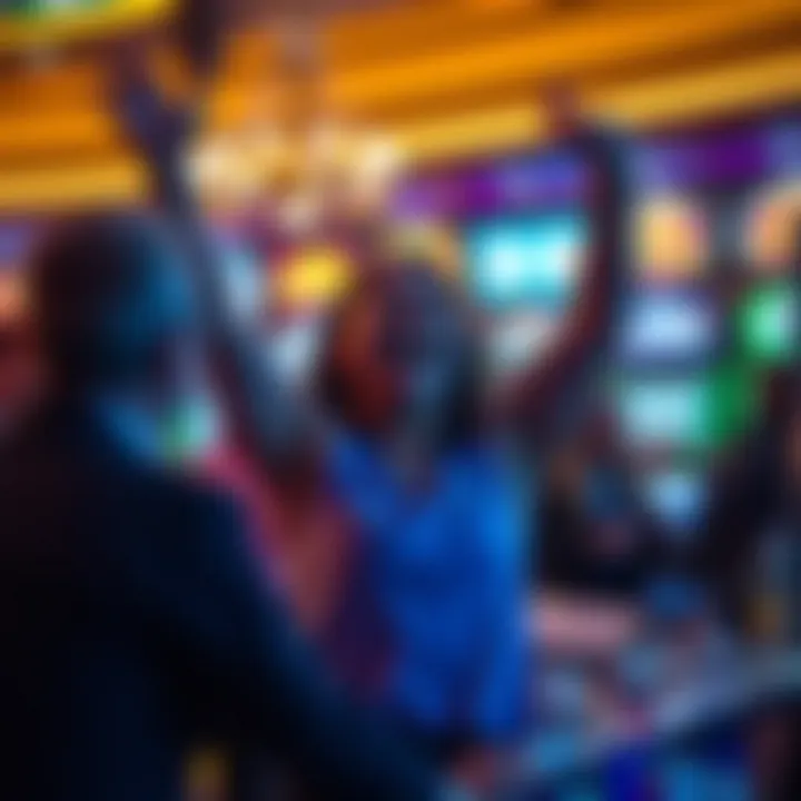 Euphoria of Winning Celebratory moment after winning