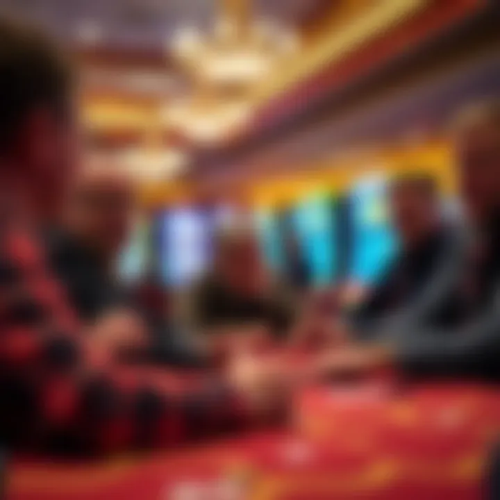 Building Connections Through Wins Community gathering at the casino