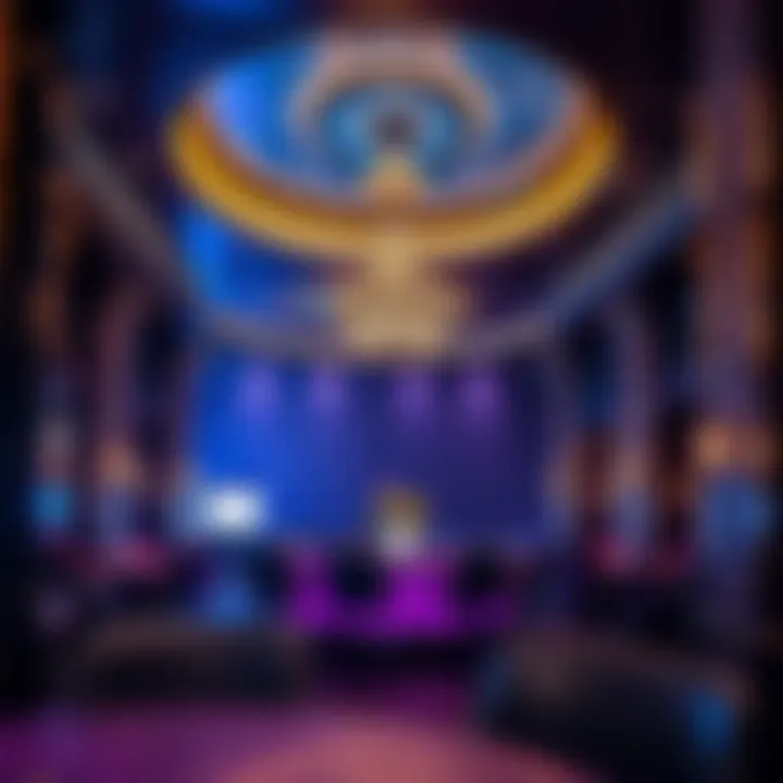 Luxurious Decor of Treasures Nightclub Interior view of Treasures Nightclub showcasing luxurious decor