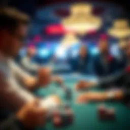 Left-handed player strategizing at a casino table