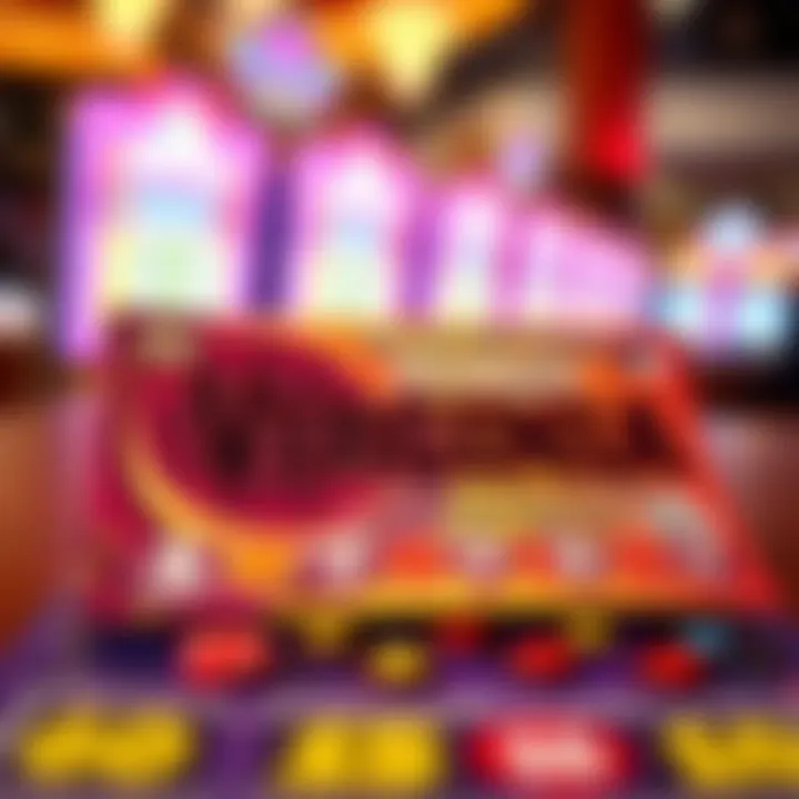 Vibrant Virginia Scratch-Off Ticket Virginia scratch-off ticket showcasing vibrant graphics