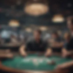 Tension and excitement at a WSOP tournament table