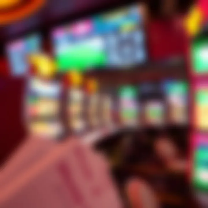 Betting Slips and Digital Displays A close-up of betting slips and digital displays at Wynn Sports Book