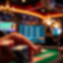 Visual representation of online sports betting platforms